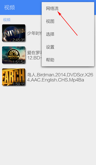 MX Player网络流选择