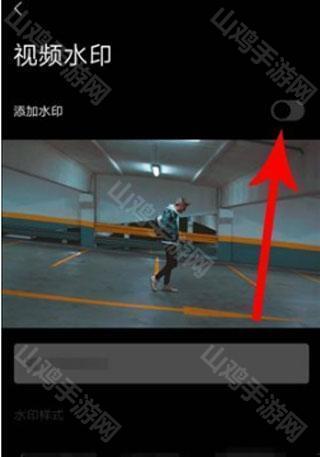 视频水印关闭
