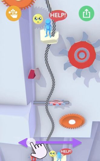 爬绳救援操作界面