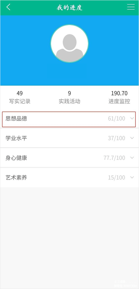 单项进度详情
