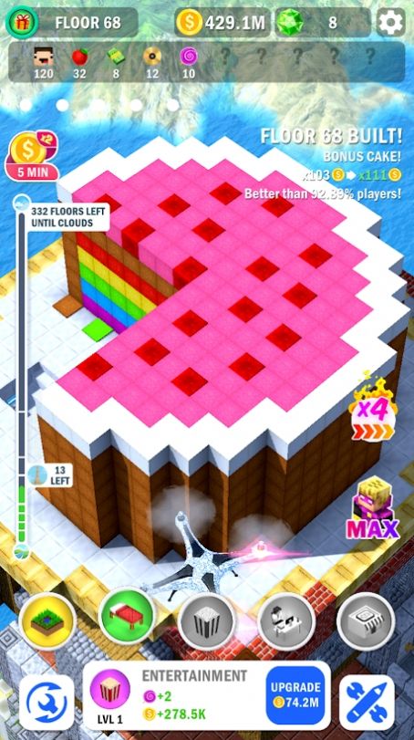 沙滩上的建筑模型