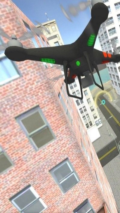 无人机操控模拟实景城市