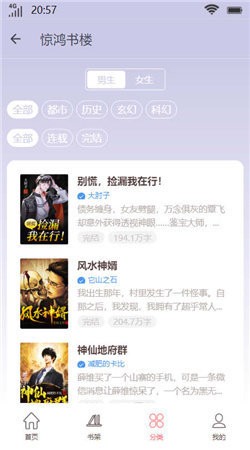 分类界面截图