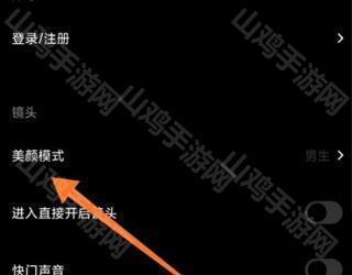 美颜设置