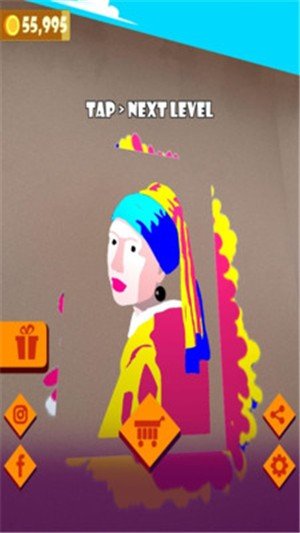 彩弹涂涂