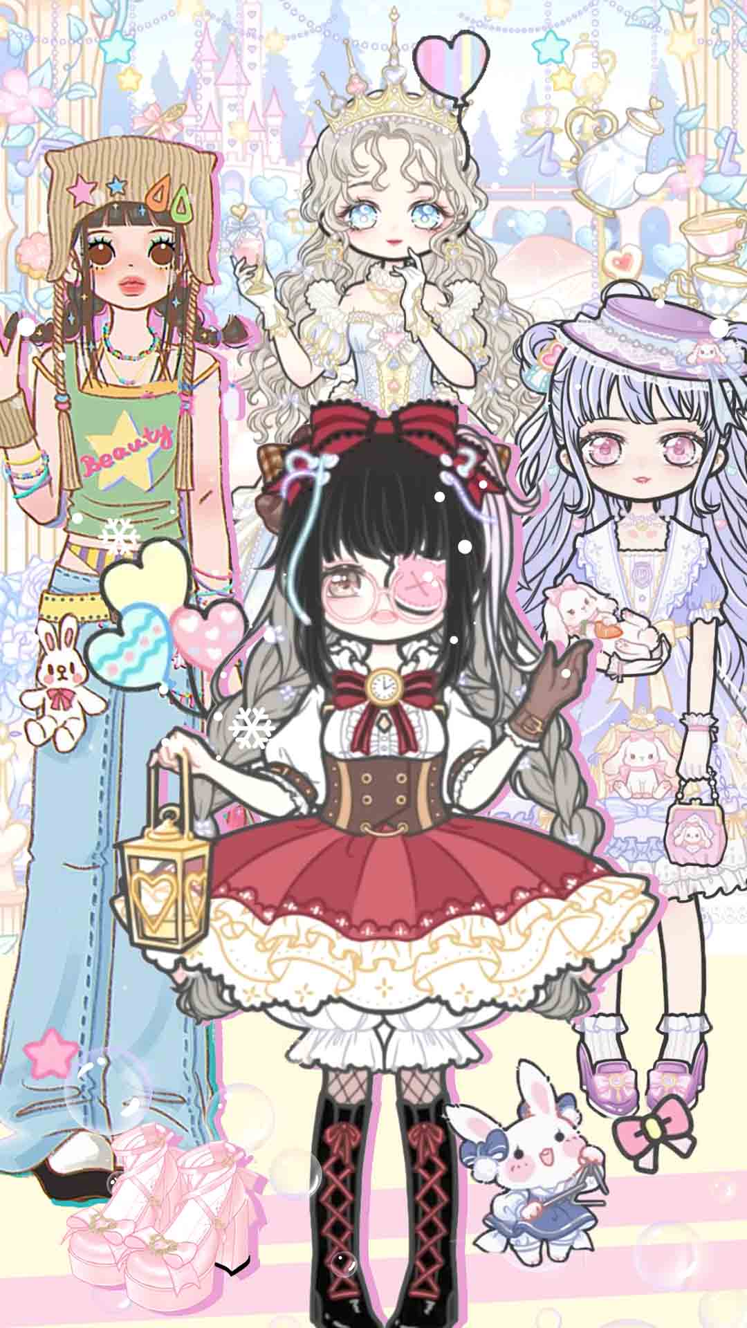 公主化妆手册服装细节
