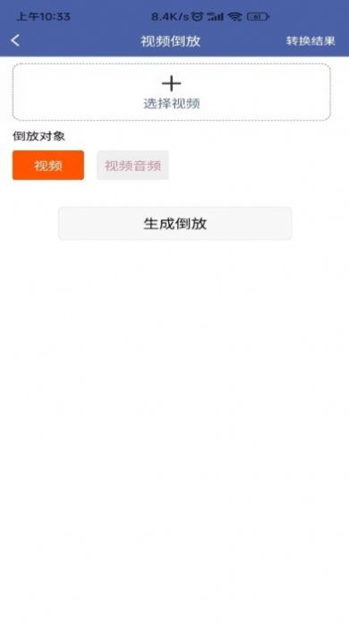 格式选择界面