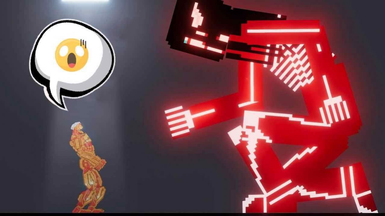 泰坦攻击游乐场战斗场面