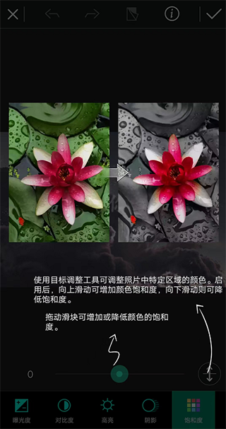 饱和度设置