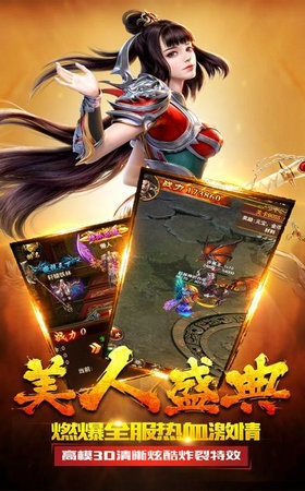 白嫖打米传奇战斗画面