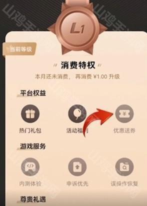 优惠券领取界面