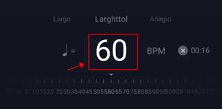 BPM设置界面