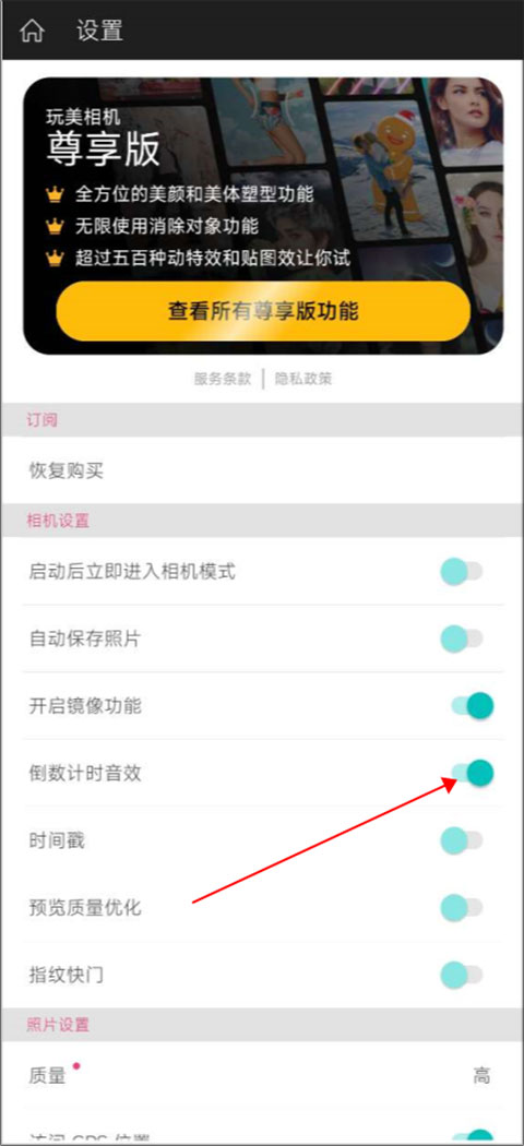 音效开关