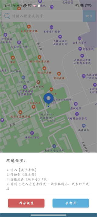 开发者选项设置界面