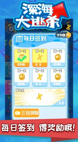 鲨鱼追逐鱼群的惊险瞬间