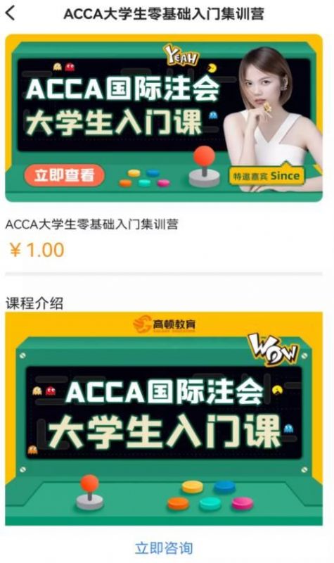 ACCA考试题库界面展示