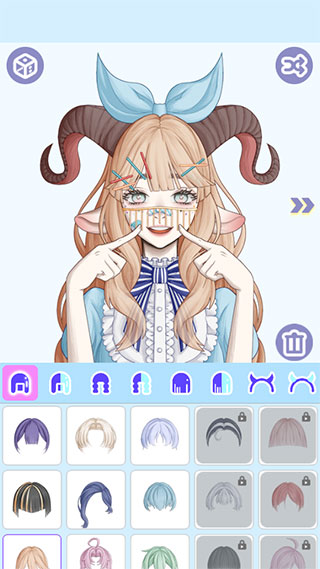 怪物女孩换装混搭效果