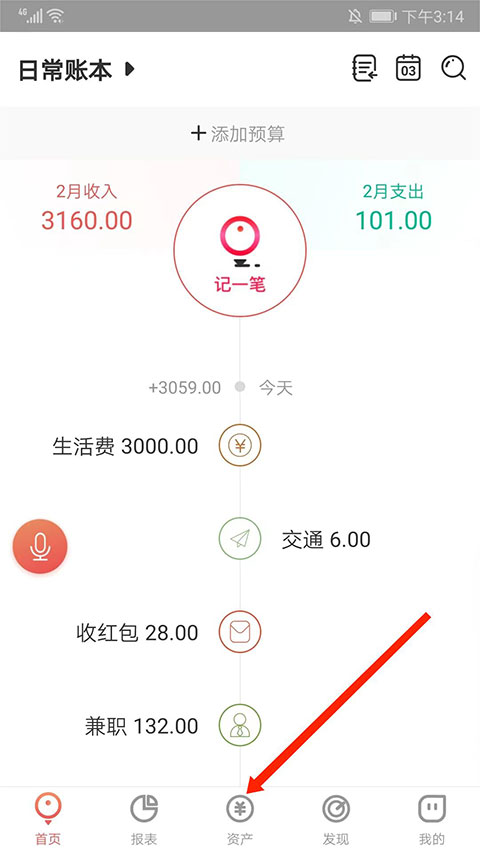 资产页面
