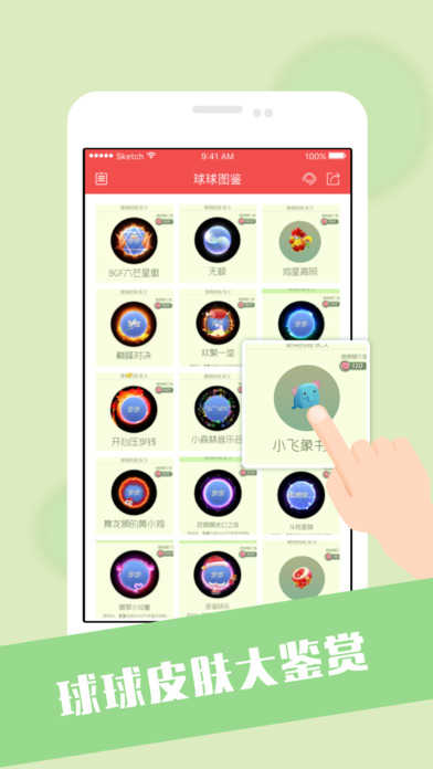 皮肤编辑功能界面