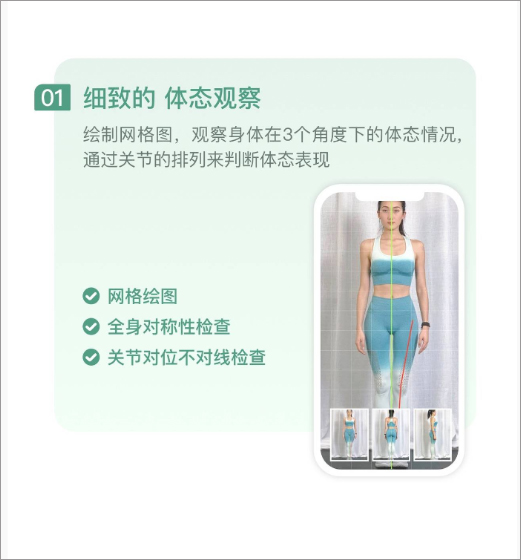 体态评估界面