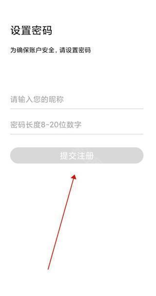 法保网完成注册界面