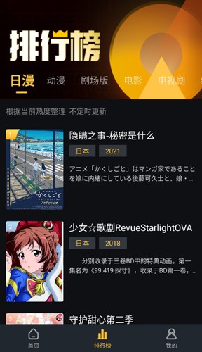 莱恩动漫界面展示