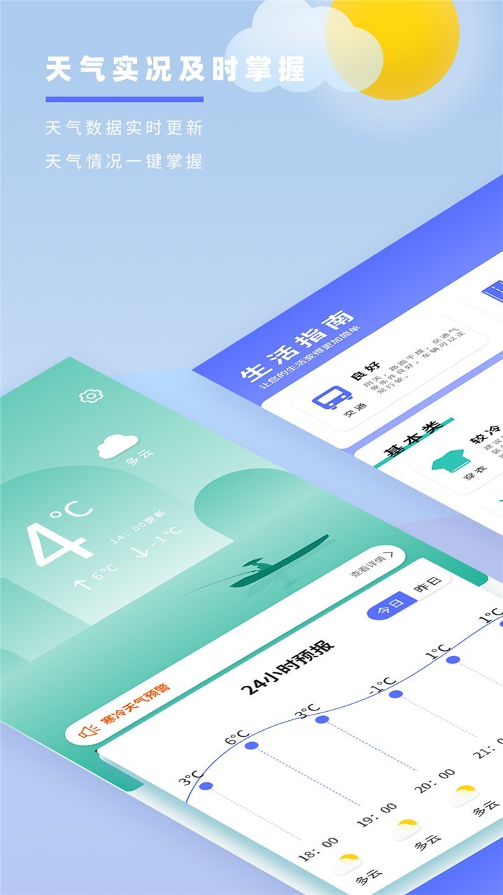实时天气象预报空气质量监测