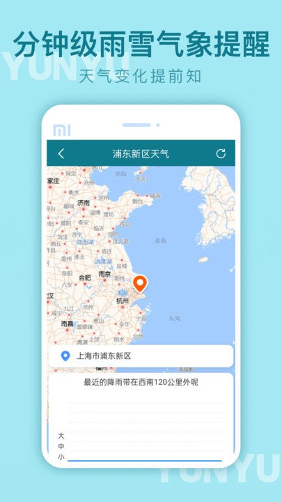 暴雨预警示意图