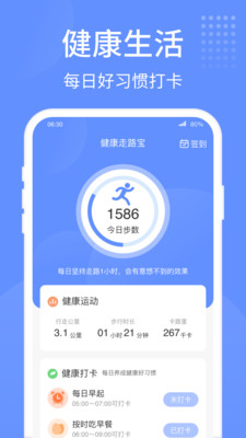 超级爱走路数据记录界面