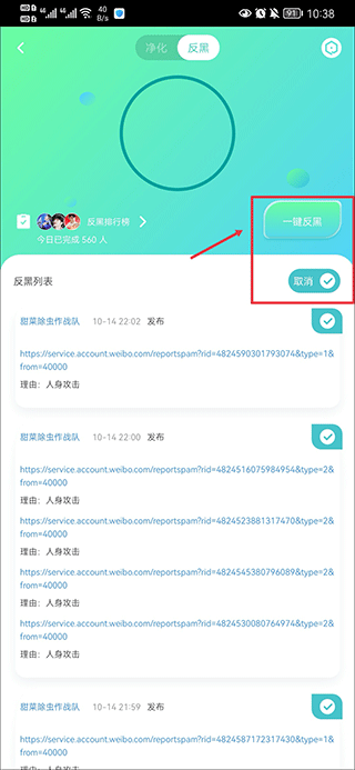 反黑界面