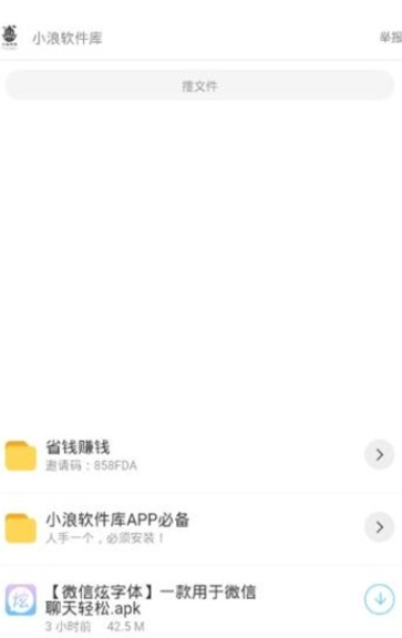 小浪软件库2.0下载界面