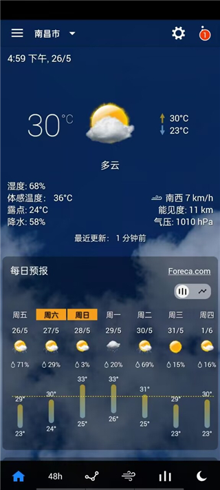 天气主页