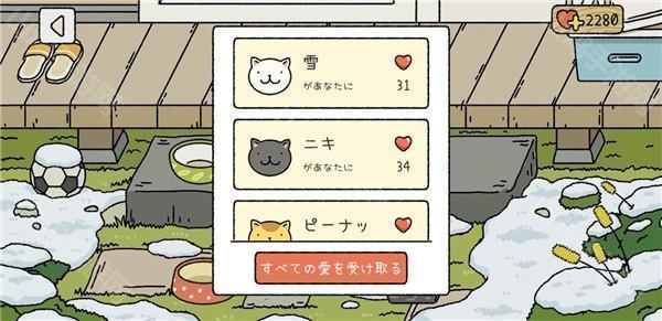 猫咪喂食界面