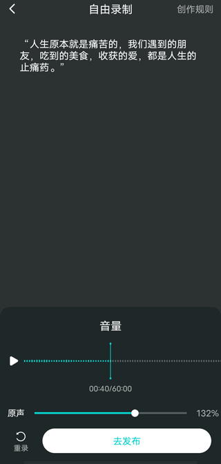 录制界面