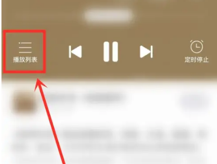 播放列表界面