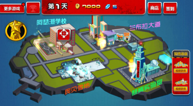 狂扁街头英雄战斗场景