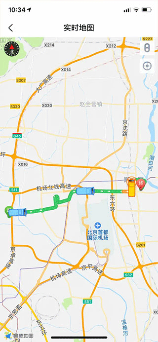 线路导航界面