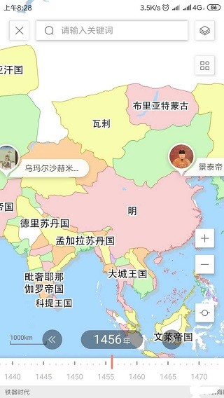 缩放操作示意