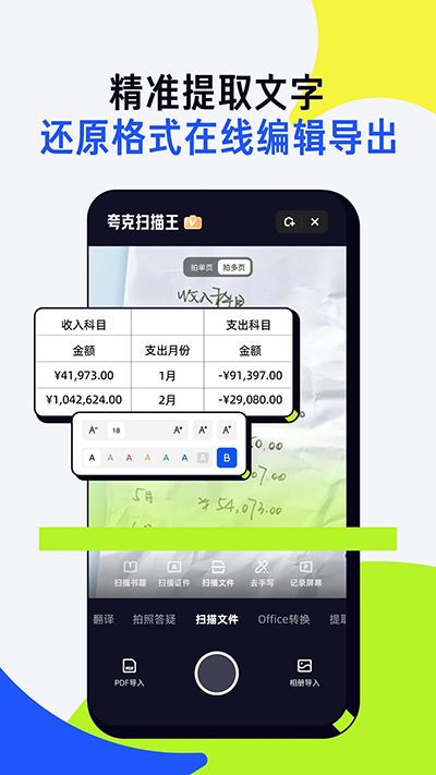 技术参数展示