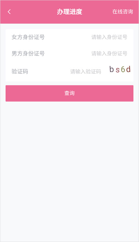 进度查询结果