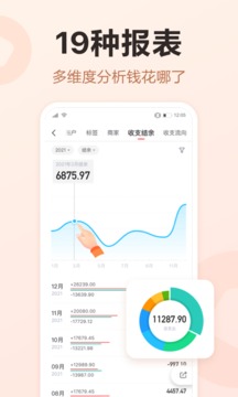 挖财记账图表功能