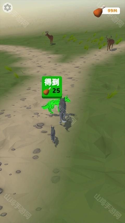 狼群模拟器捕猎画面