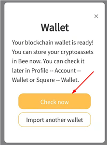 BeeNetwork社区交流界面