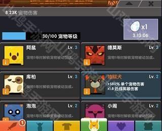 宠物界面