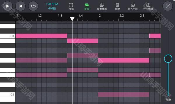 玩酷电音MIDI编辑器