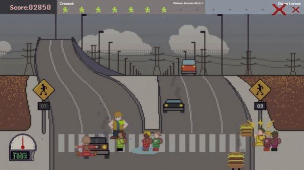 熊孩子过马路安卓版场景