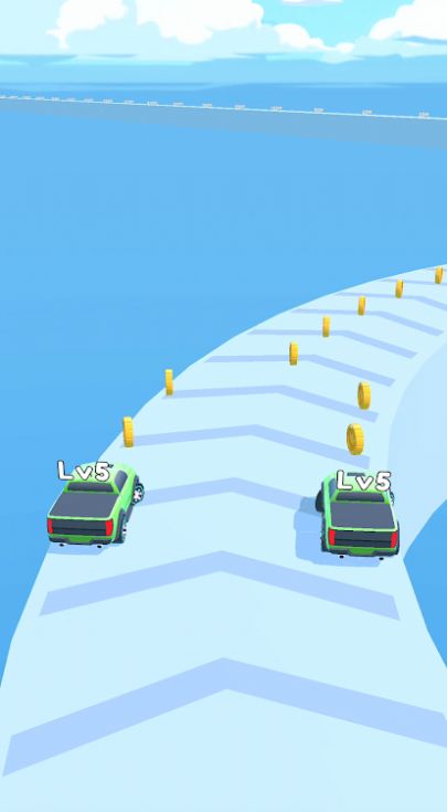 合并车辆跑实机画面