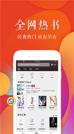 疯狂追书界面
