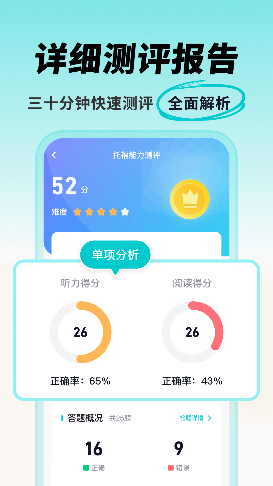 多次元托福界面