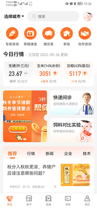 主界面价格查询